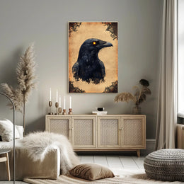 The Enigmatic Raven Poster