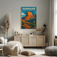 Guadalupe Mountains National Park Scenic Wanderlust Poster