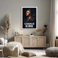 Charlie Kirk Portrait Poster