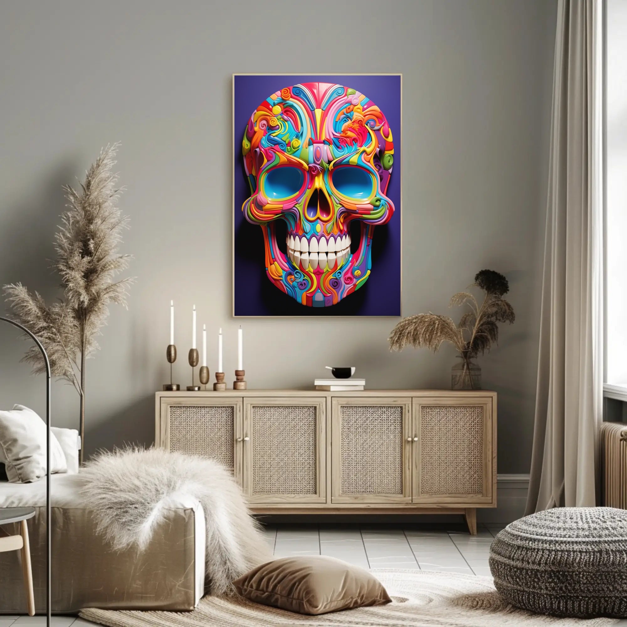 Day of the Dead Cultural Heritage Poster Wall Art