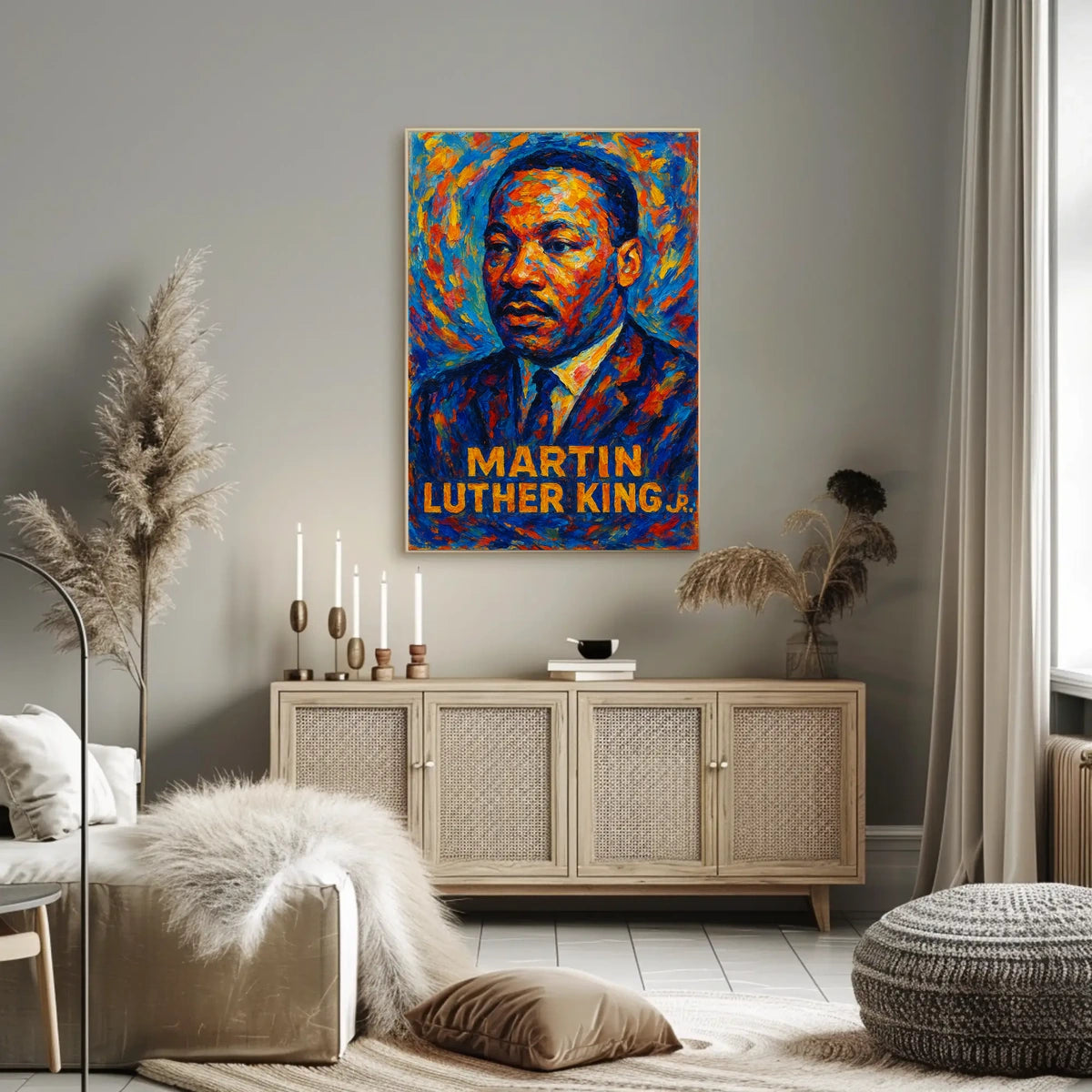 Martin Luther King Jr. Vibrant Legacy Poster