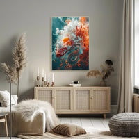 Mystical Dragon Fantasy Art Poster: Hyper-Realistic Design PosterGoat