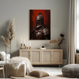 Medieval Knight Valor Art Print Historical or Presidential Poster