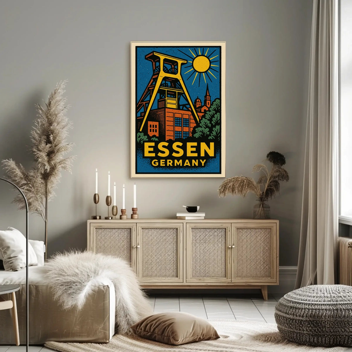 Essen, Germany Industrial Heritage Poster