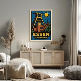 Essen, Germany Industrial Heritage Poster