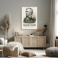 Zachary Taylor 12th President of the United States Reflections Poster