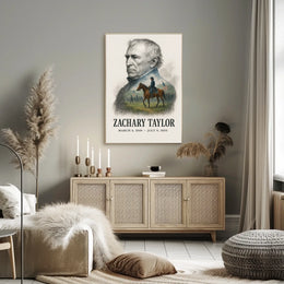 Zachary Taylor 12th President of the United States Reflections Poster
