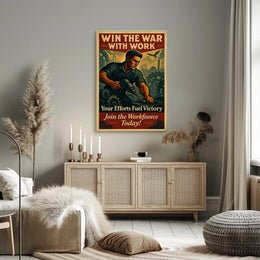 Win the War with Work Poster
