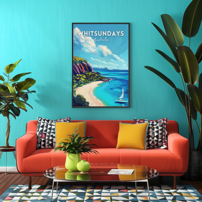 Whitsundays, Australia Vintage Poster