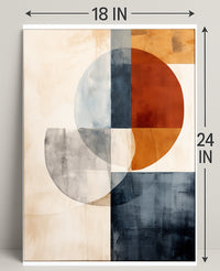 Abstract Geometric Composition Abstract Poster