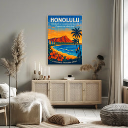 Experience the Aloha Spirit Honolulu Poster