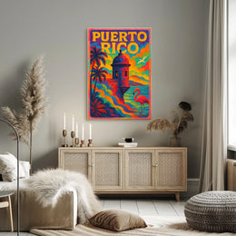Vibrant Puerto Rico Poster