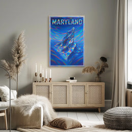 Maryland Vibrant Reflections Poster
