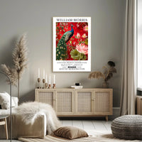 The Artistry of William Morris Cotton Prints Exhibition Poster