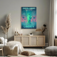 Beacon of Hope: Retro-Futuristic Sci-Fi Poster