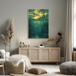 Futuristic Cityscape Poster PosterGoat