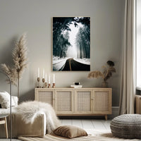 Winter Road Serenity, National Park Poster