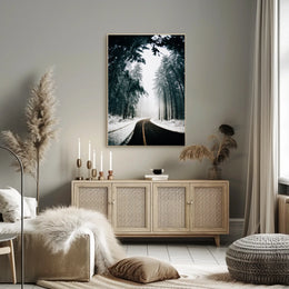Winter Road Serenity, National Park Poster
