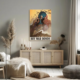 Rally for Support: Buy War Bonds Poster PosterGoat