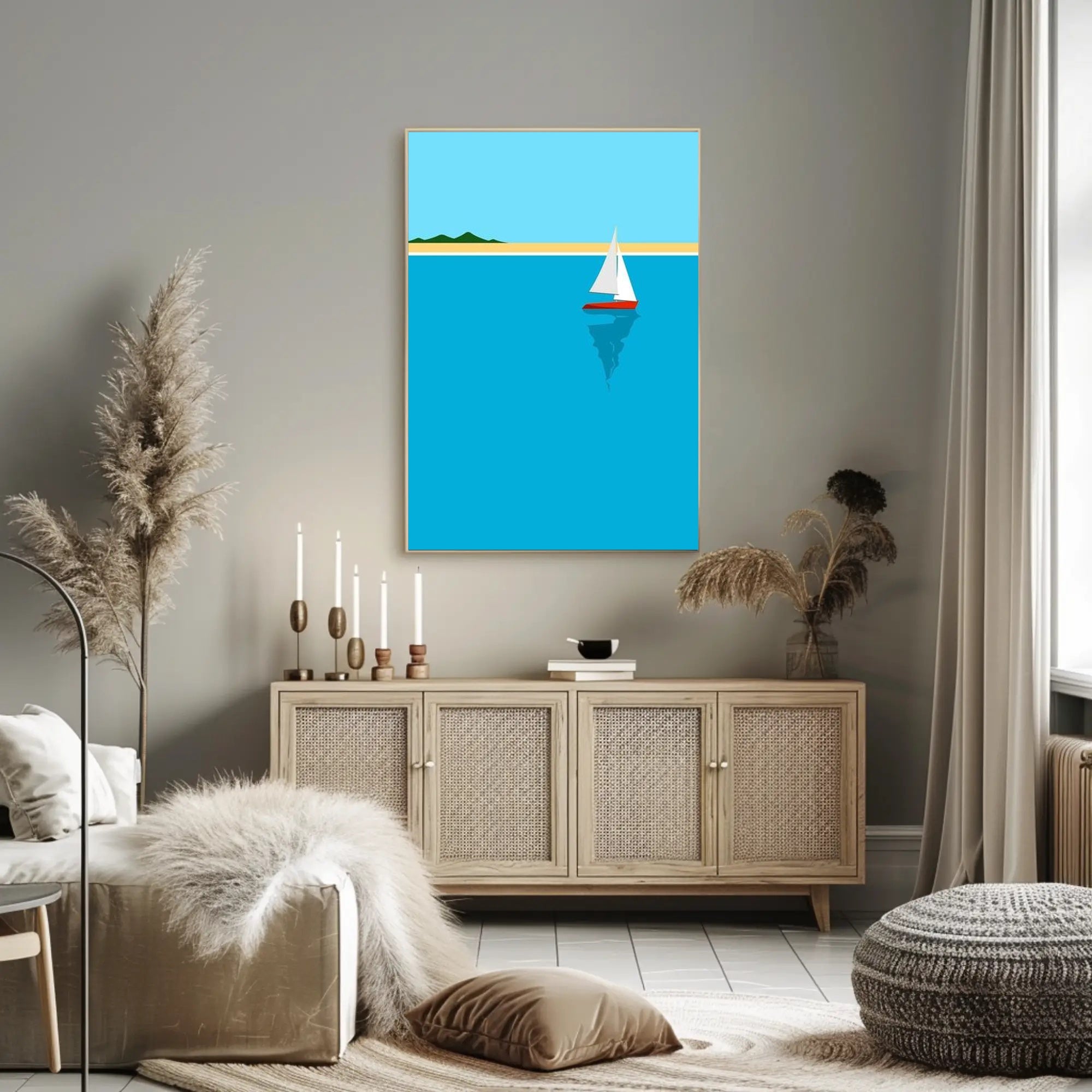Tranquil Sail Poster PosterGoat