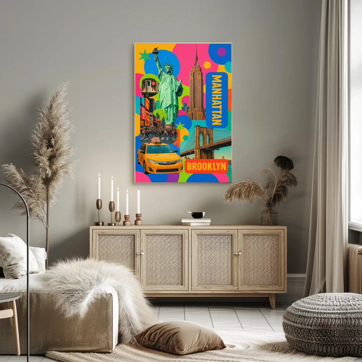 New York City Vibes Poster For Urban Wall Decor Lovers