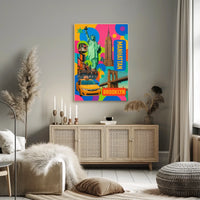 New York City Vibes Poster For Urban Wall Decor Lovers