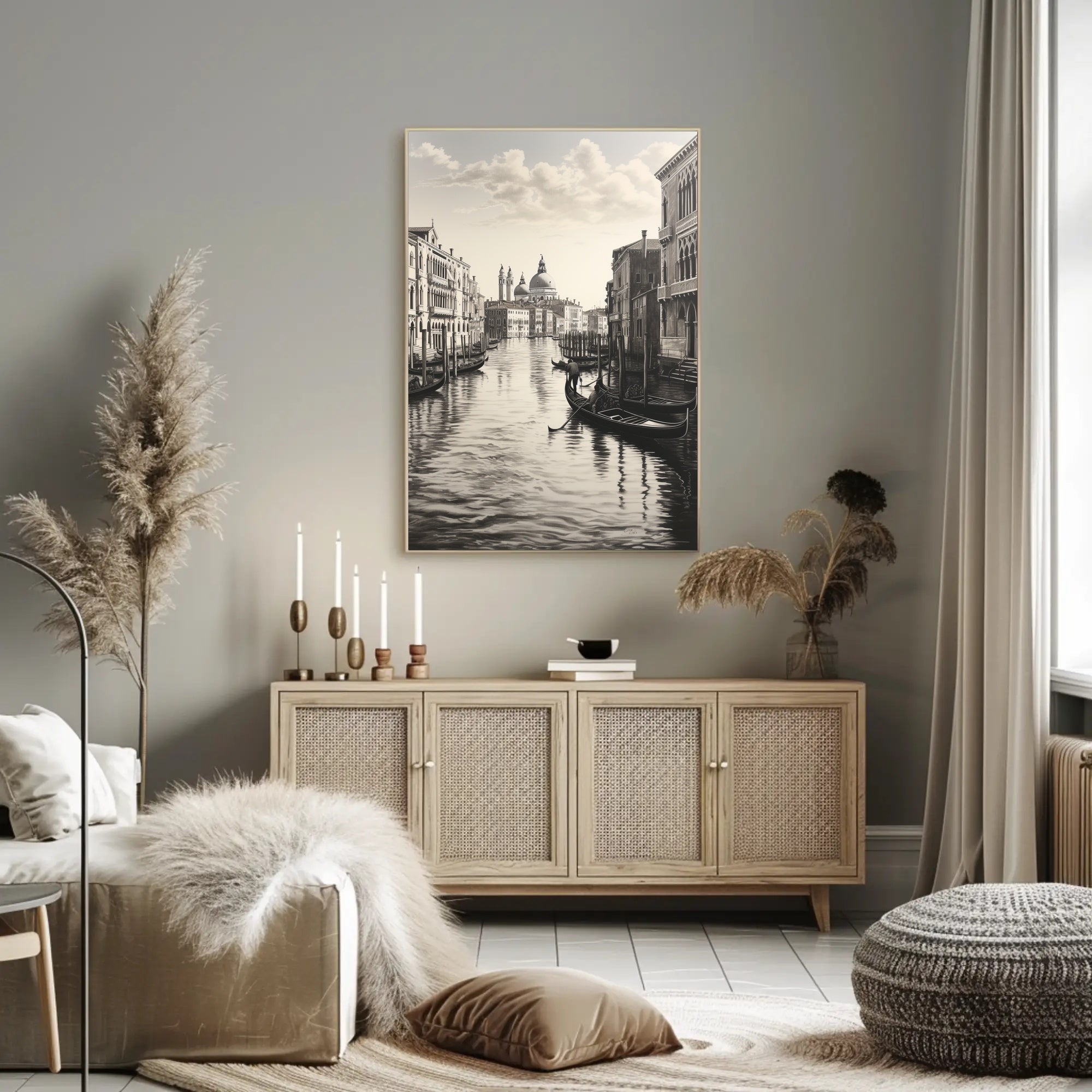 Venetian Canal Serenity Classic Travel Poster