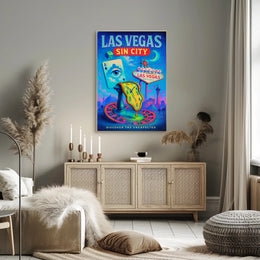 Las Vegas Sin City Poster PosterGoat