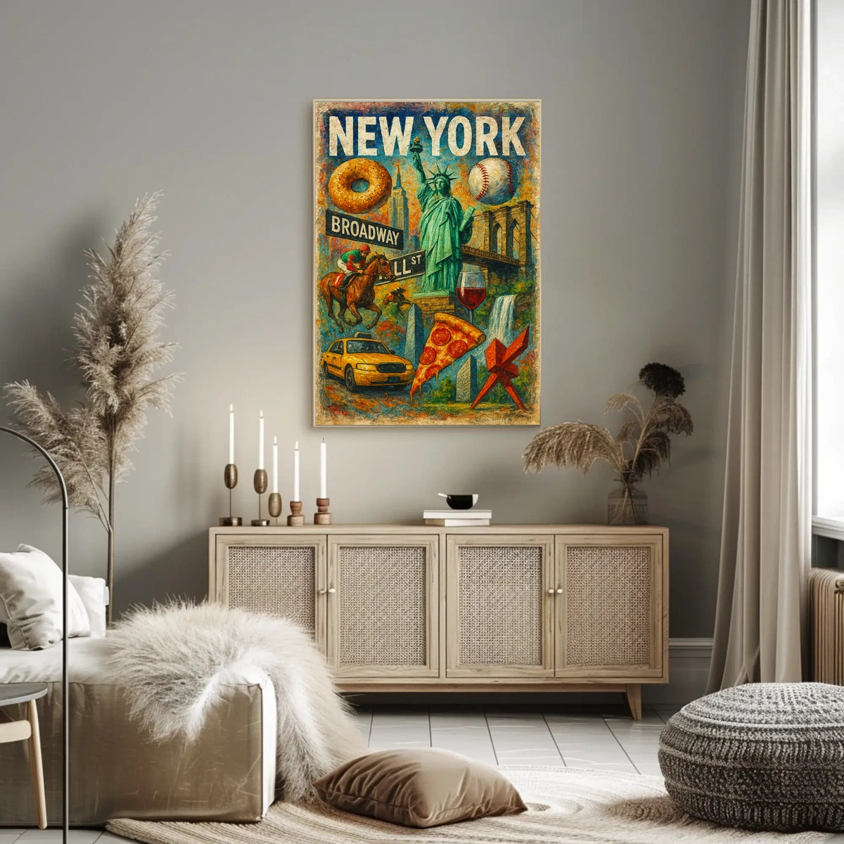 New York Icons Poster