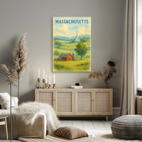 Scenic Massachusetts Landscape Poster