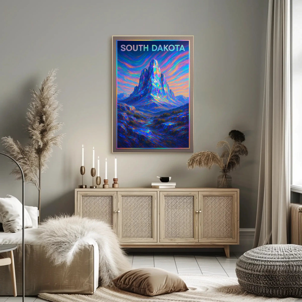 South Dakota Landscape Poster