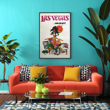 Las Vegas Come and Get It Travel Poster