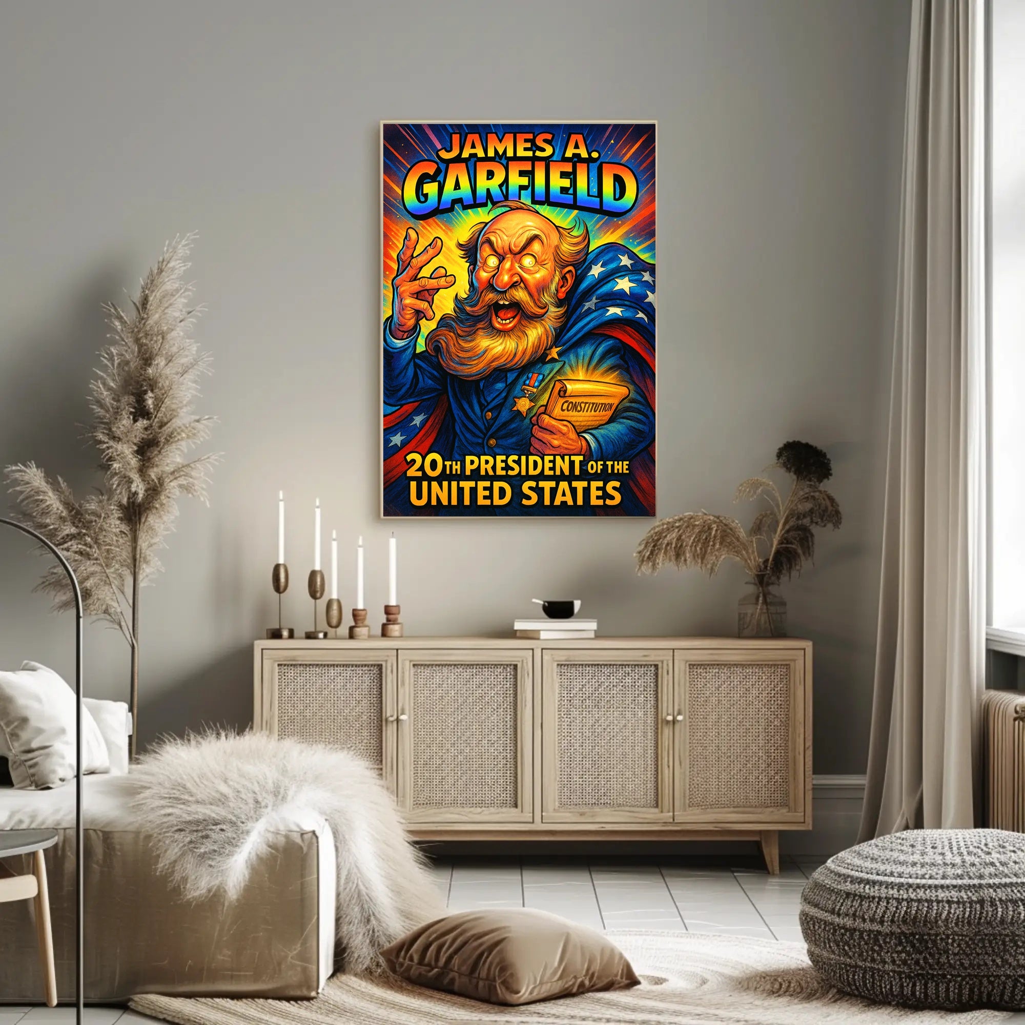 James A. Garfield 20th President Poster PosterGoat