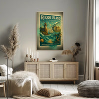 Rhode Island The Ocean State Poster