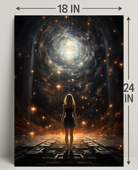 Journey To The Cosmic Vortex Poster PosterGoat