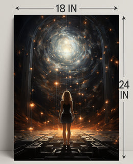 Journey To The Cosmic Vortex Poster PosterGoat