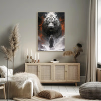 Warrior And The White Tiger Poster