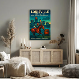 Louisville, Kentucky Where Tradition Meets Innovation Poster