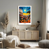 Rome A Vibrant Cityscape Poster