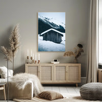 Winter Mountain Retreat Poster