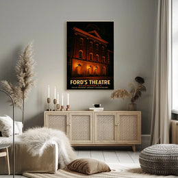 Abraham Lincoln Fords Theatre Poster