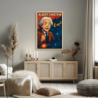 Albert Einstein EMc² Poster
