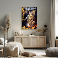 Samri S. Baldwin Mystical Vintage Theatre Poster