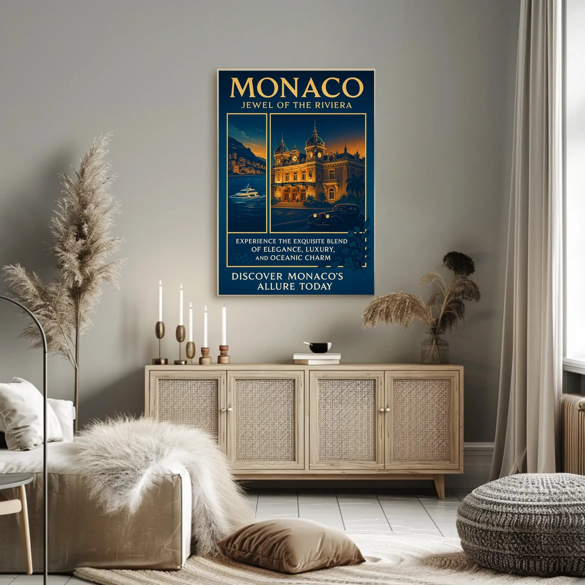 Monaco Jewel of the Riviera Poster