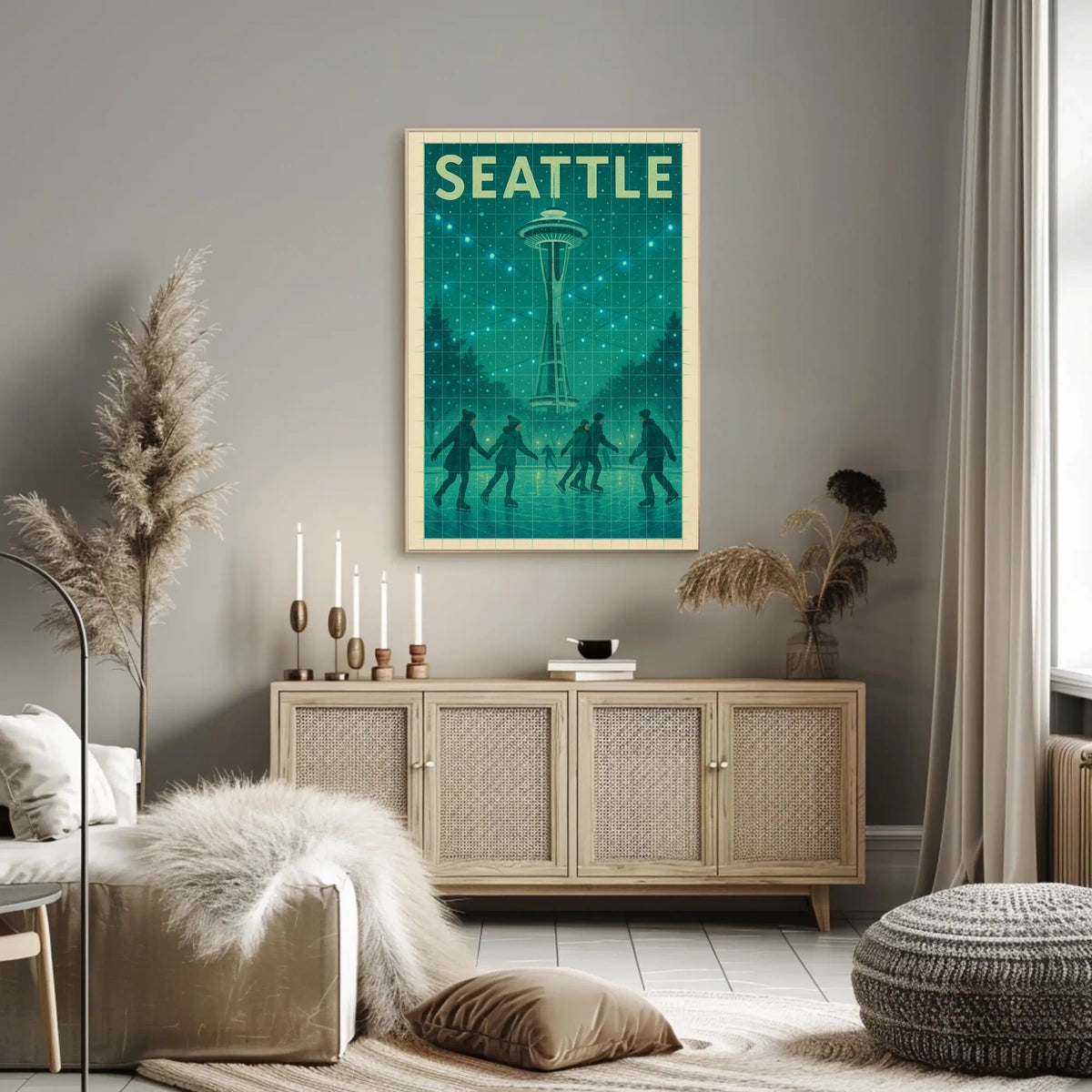 Seattle Winter Wonderland Poster