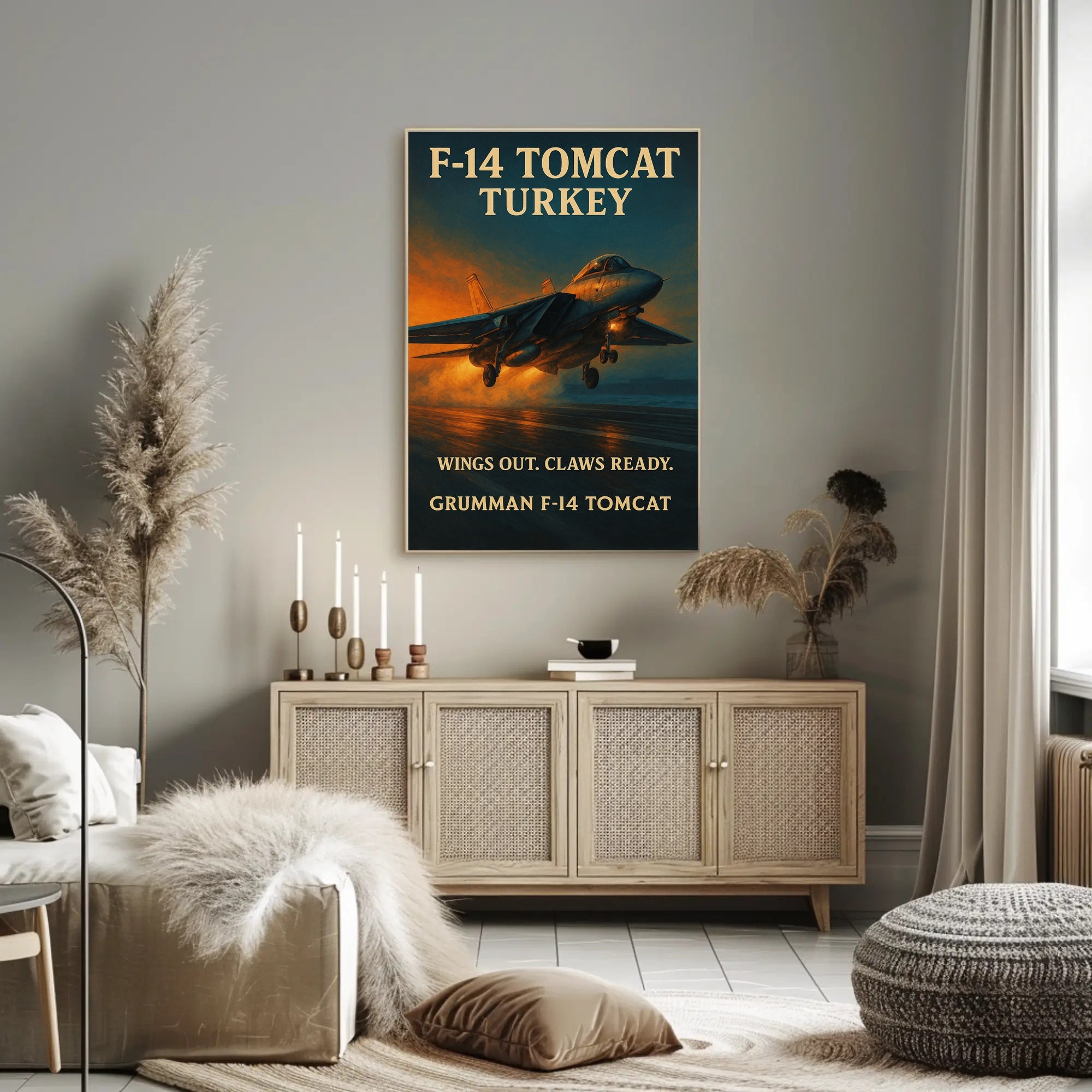 F-14 Tomcat Fighter Jet Poster