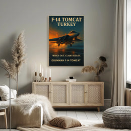F-14 Tomcat Fighter Jet Poster
