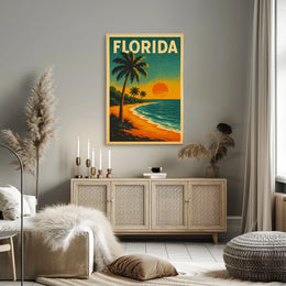 Florida Sunset Poster
