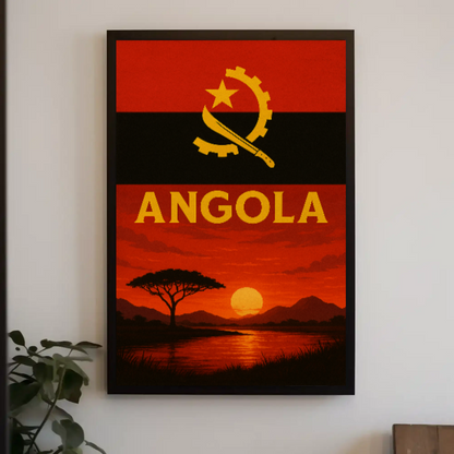 Angola Cultural Revolution Pride Heritage Poster