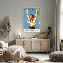 Switzerland For Winter Sunshine Poster
